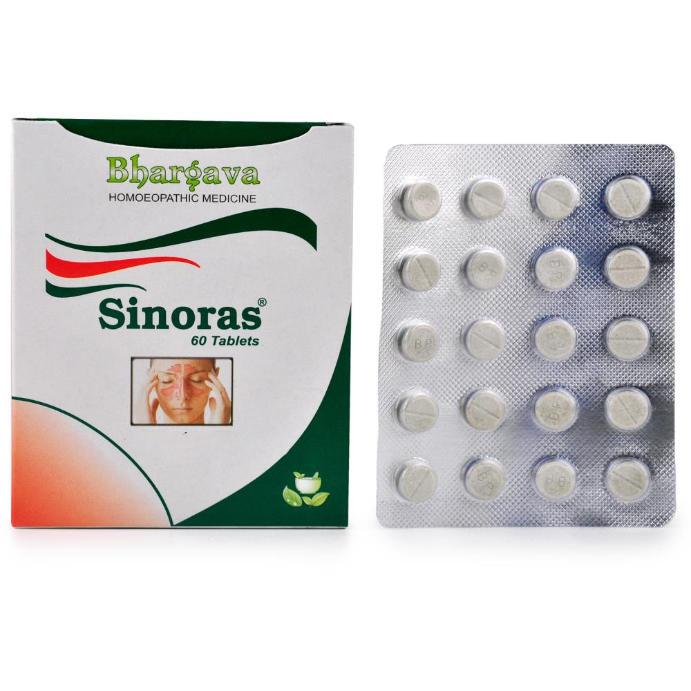 Dr. Bhargava Homeopathy Sinoras Tablets | Grocsy