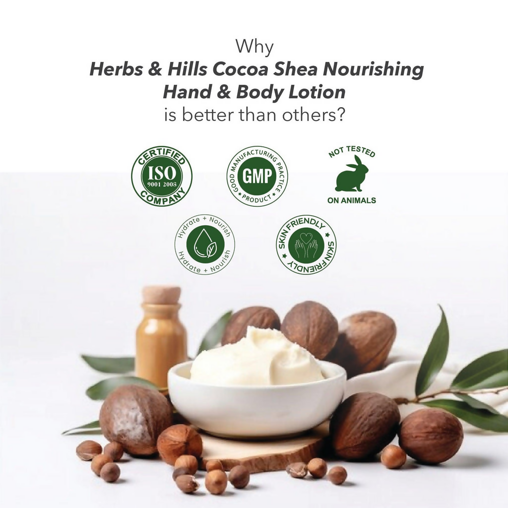 Herbs & Hills Hand & Body Lotion (Cocoa & Shea) | Grocsy
