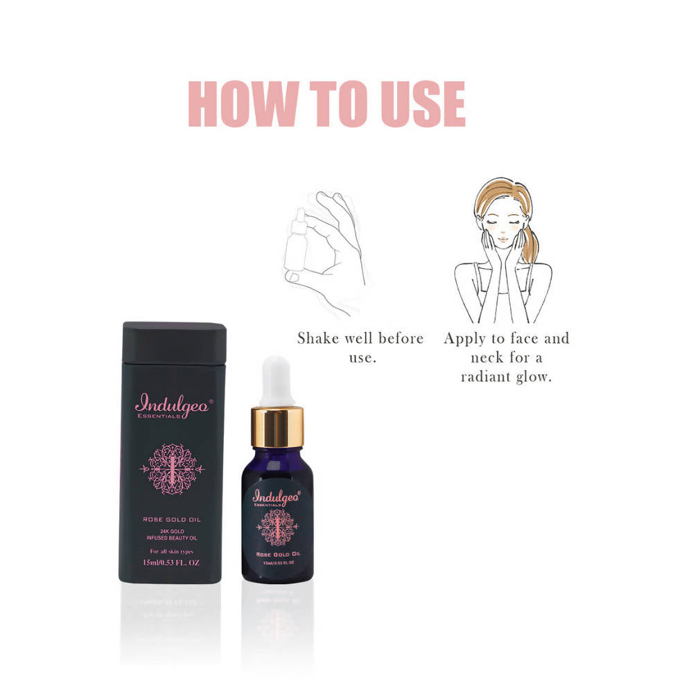 Indulgeo Essentials Rose Gold Oil | Grocsy
