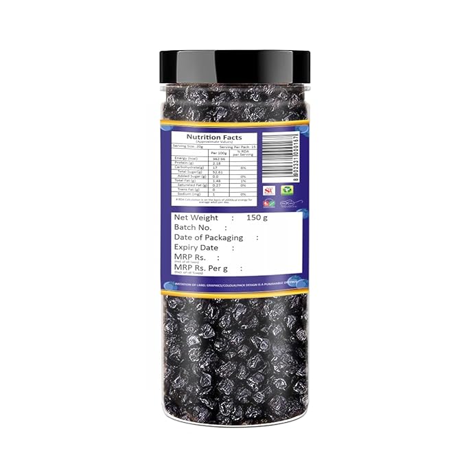 Yum Yum Dried Blueberry Jar | Grocsy