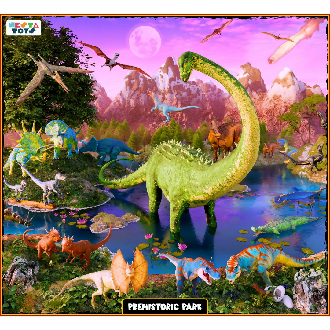 Nesta Toys Prehistoric Park Jigsaw Puzzle For Kids (64 Pcs) | Grocsy