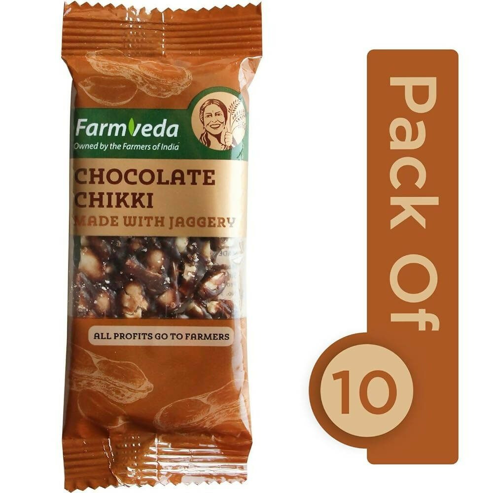 Farmveda Chocolate Chikki- Made With Jaggery | Grocsy