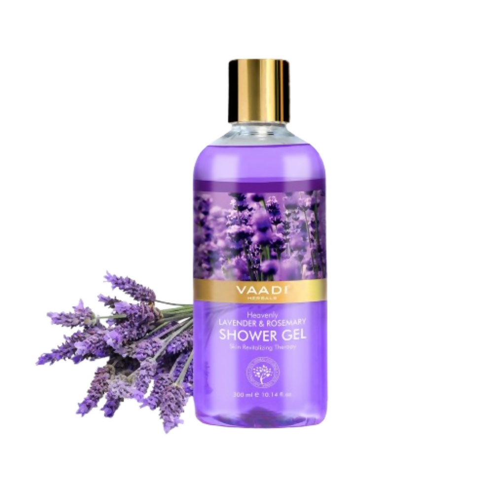 Vaadi Herbals Shower Gel - Heavenly Lavender and Rosemary | Grocsy