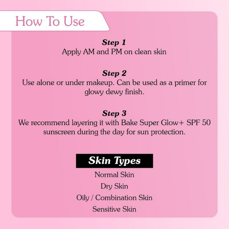 Bake Super Glow+ Glazed Peptide Barrier Repair Moisturizer | Grocsy