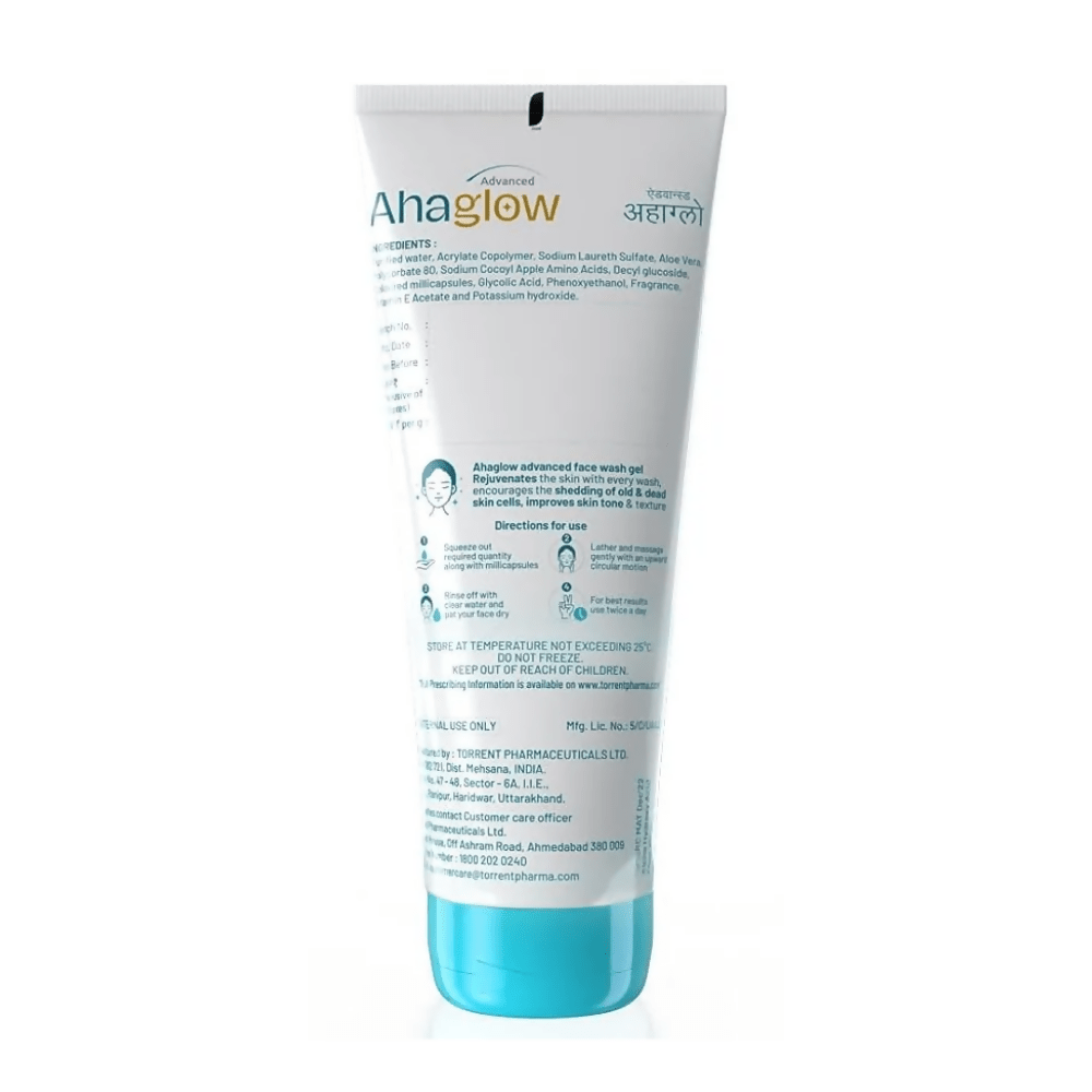 Ahaglow Skin Rejuvenating Face Wash Gel | Grocsy