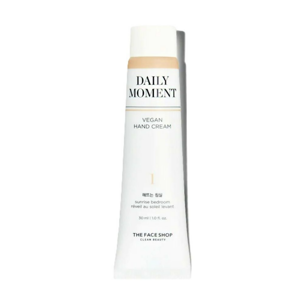 The Face Shop Non-Greasy Vegan Hand Cream - Sunrise Bedroom With Hyaluronic Acid | Grocsy