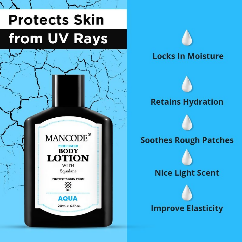 Mancode Perfumed Body Lotion With Squalane | Grocsy