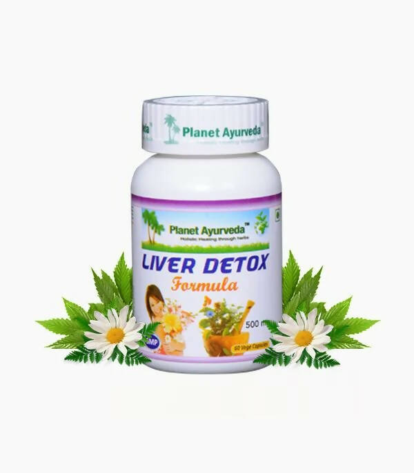 Planet Ayurveda Liver Detox Formula Capsules | Grocsy