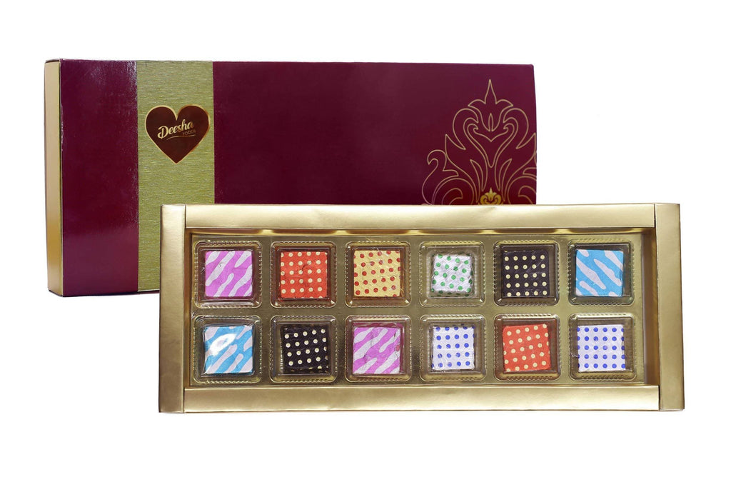 Deesha Foods Assorted Dry fruits Chocolates | Grocsy