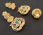 AD Emeralds designer 4 in 1 Traditional Earrings | Grocsy