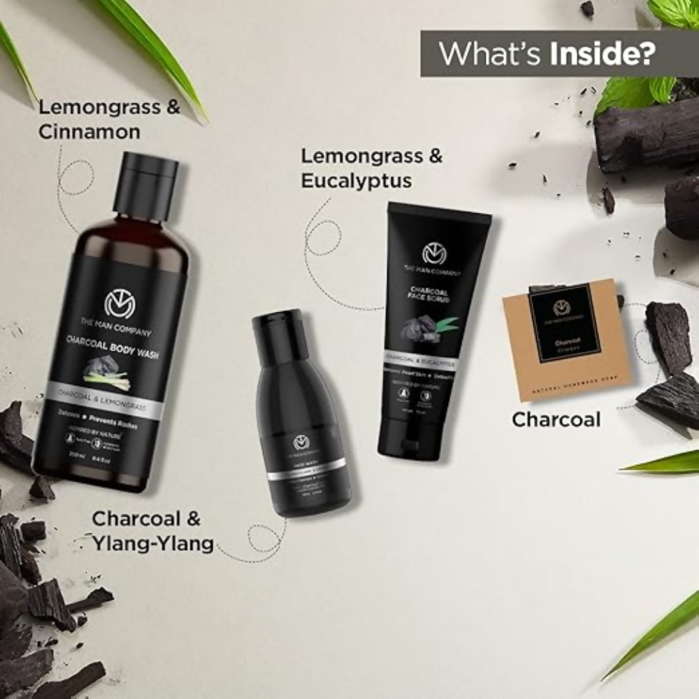 The Man Company Ultimate Charcoal Detan Kit | Grocsy
