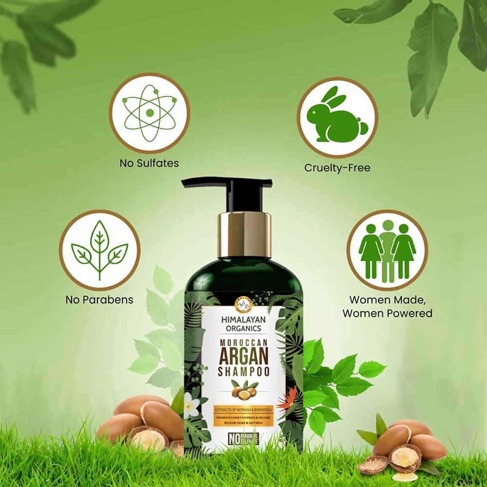 Himalayan Organics Moroccan Argan Shampoo | Grocsy