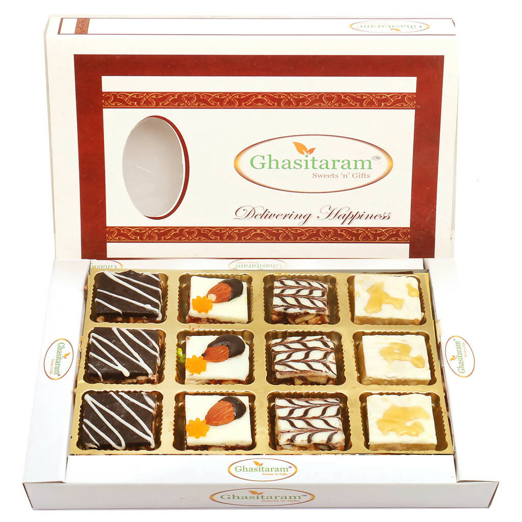 Ghasitaram Assorted Chocolate Dryfruit Delight Sweets | Grocsy