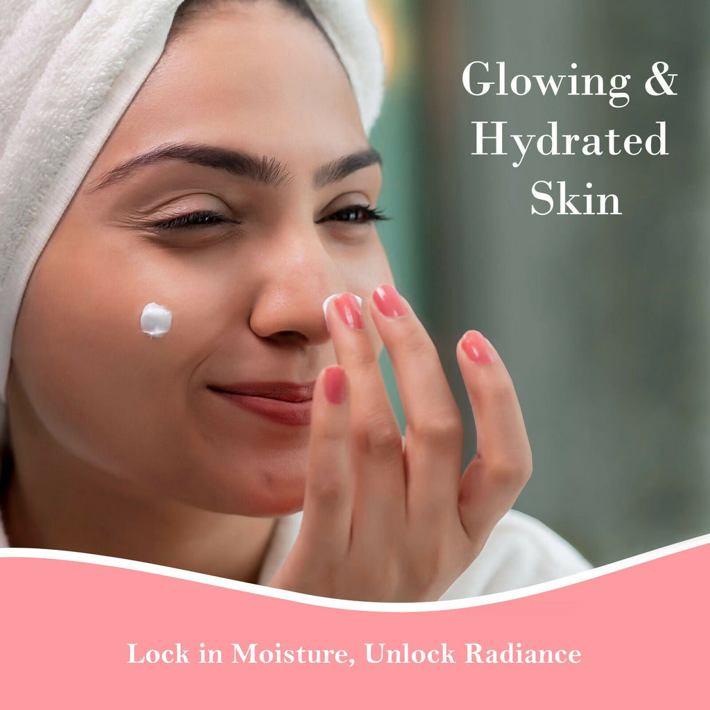 Globus Naturals Cold Cream with Goodness of Rose & Oatmeal For Glowing and Hydrated Skin, All Skin Types | Grocsy