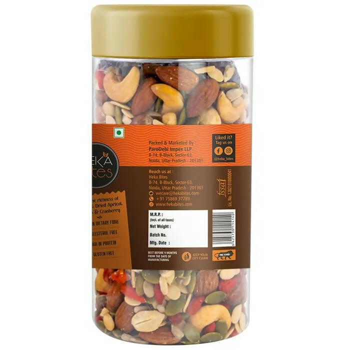 Heka Bites Healthy & Delicious All Day Fruit & Nut Mix | Grocsy