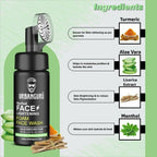 Urbanguru Men's Face Lightening Haldi Foam Face Wash | Grocsy
