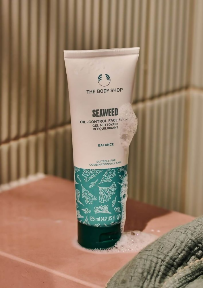 The Body Shop Seaweed Oil-Control Face Wash | Grocsy