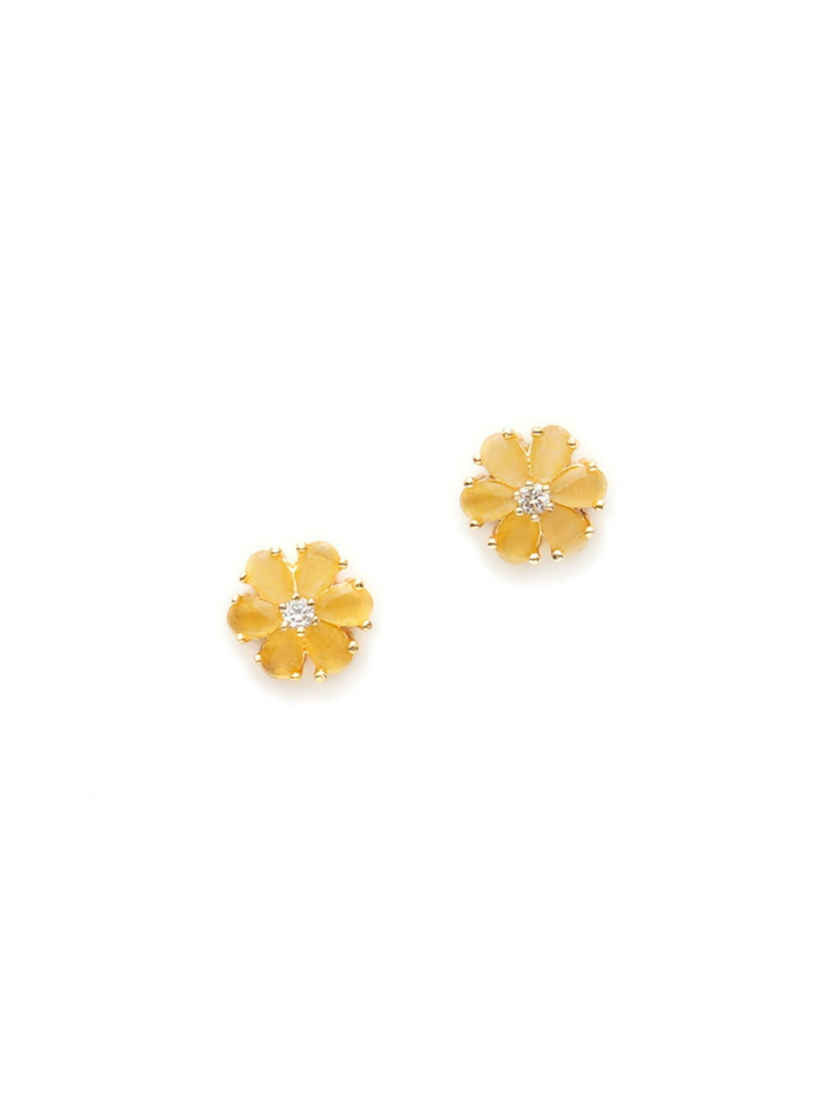 stone stud (yellow) - Ruby Raang | Grocsy
