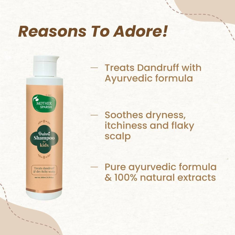 Mother Sparsh Brahmi Hair Shampoo For Kids | Grocsy