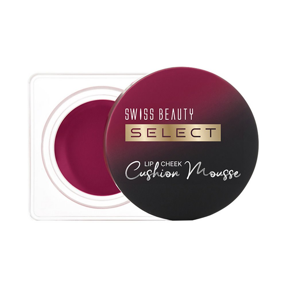 Swiss Beauty Select Lip And Cheek Cushion Mousse With Vitamin E - 4 Velvet Red | Grocsy
