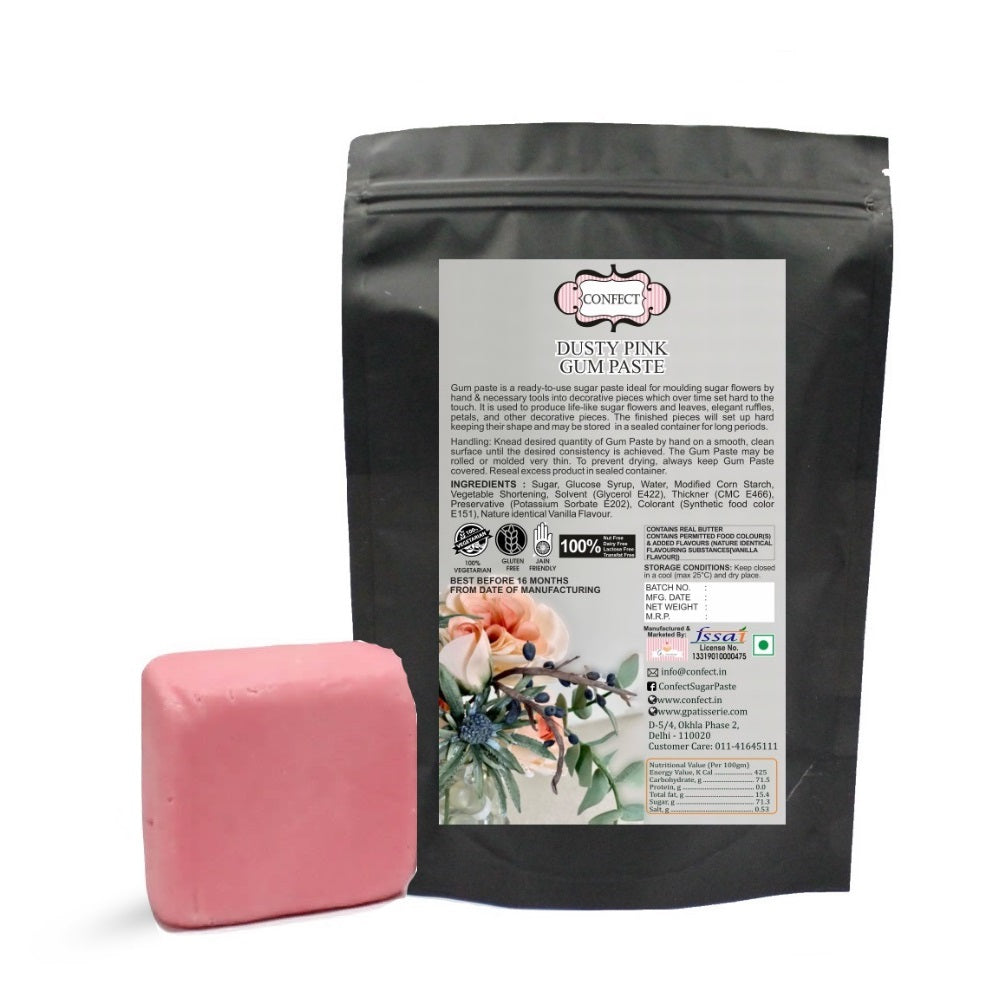 Confect Dusky Pink | Edible Gum paste | Grocsy