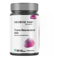 Decode Age 99.5% Pure Trans Resveratrol 250mg Supplement Capsules | Grocsy
