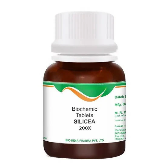 Bio India Homeopathy Silicea Biochemic Tablets | Grocsy