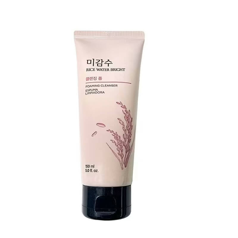 The Face Shop Rice Water Bright Foaming Cleanser - Korean Skincare | Grocsy