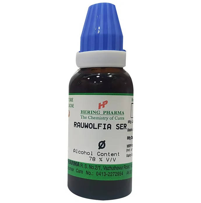 Hering Pharma Rauwolfia Ser Mother Tincture Q | Grocsy