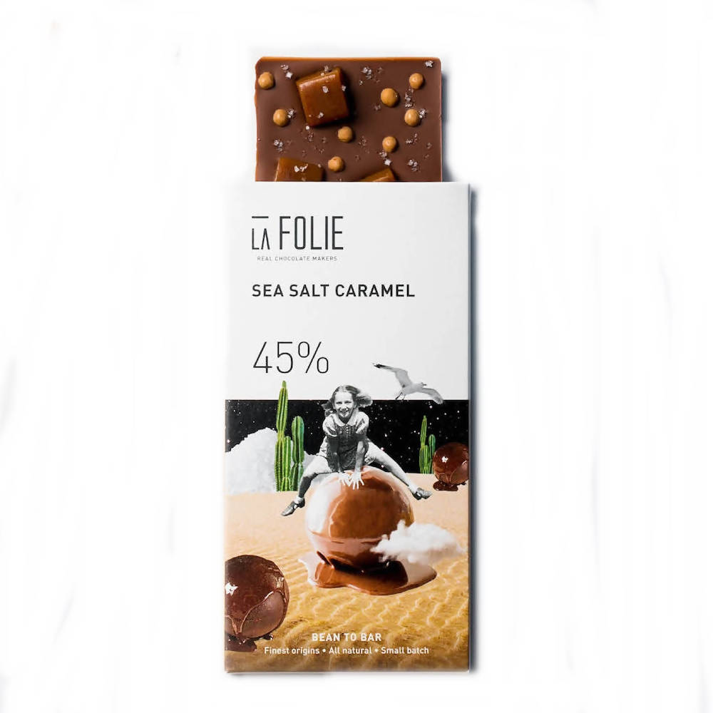 La Folie Sea Salt Caramel Chocolate | Grocsy