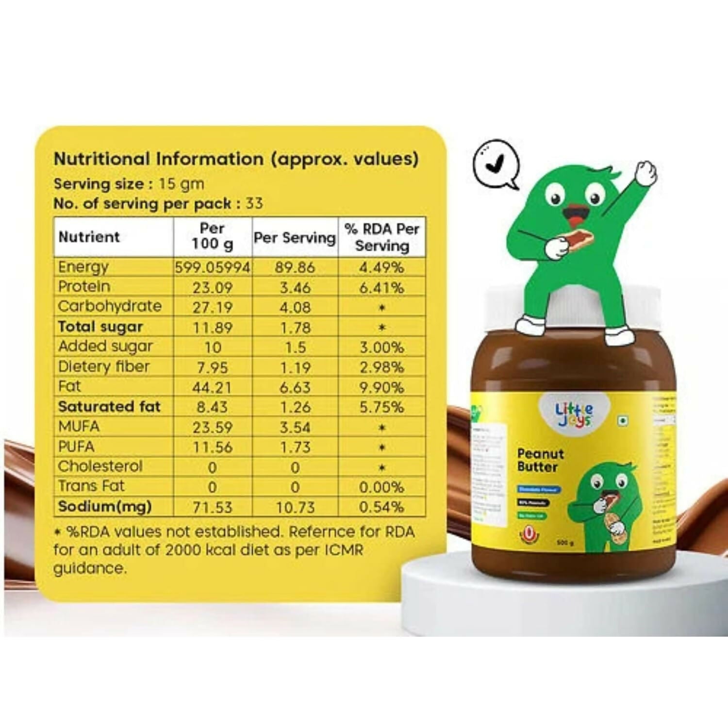 Little Joys Peanut Butter - Chocolate Flavour | Grocsy