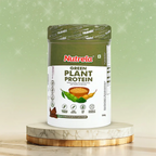 Patanjali Nutrela Green Plant Protein Chocolate | Vegan Protein Powder with Ayurvedic Herbs - Swadesiicart