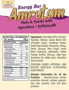 Baps Amrut Energy Bar Amrutam (Nuts & Seeds With Spirulina , Jethimadh) | Grocsy