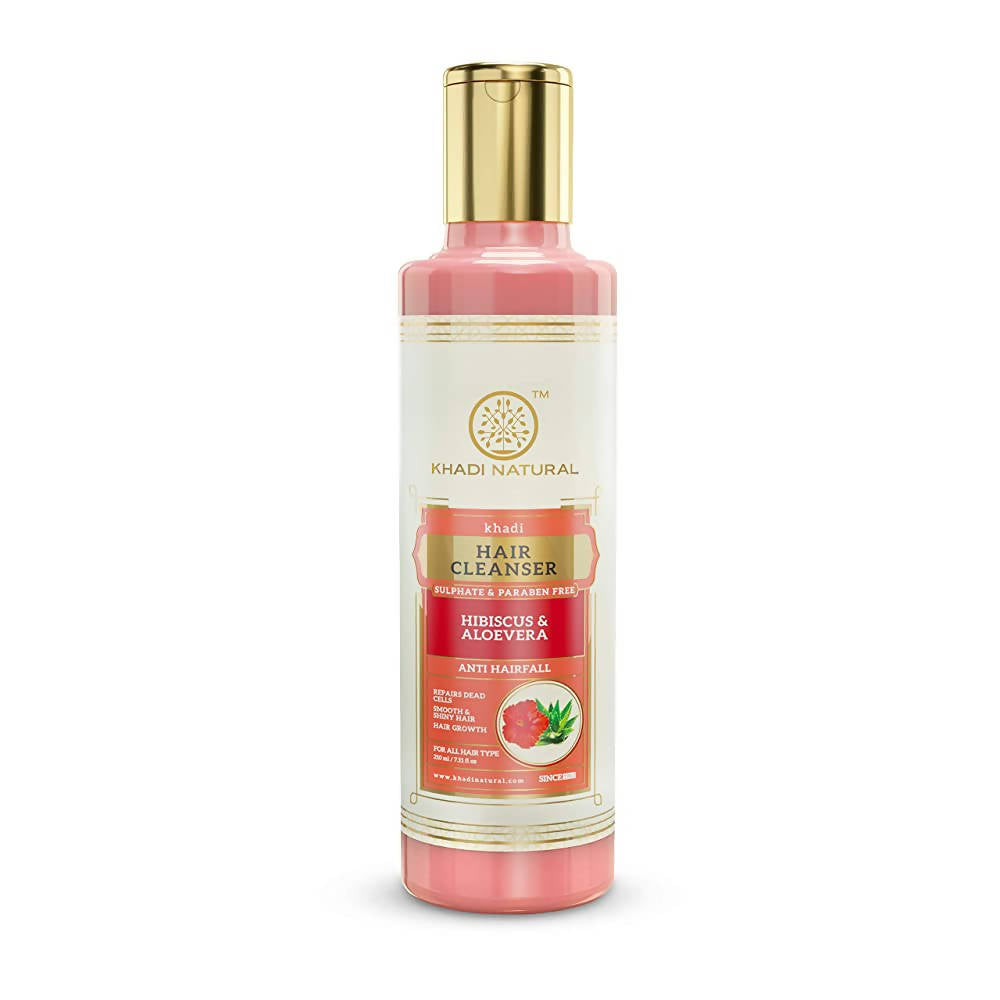 Khadi Natural Hibiscus & Aloevera Hair Cleanser | Grocsy