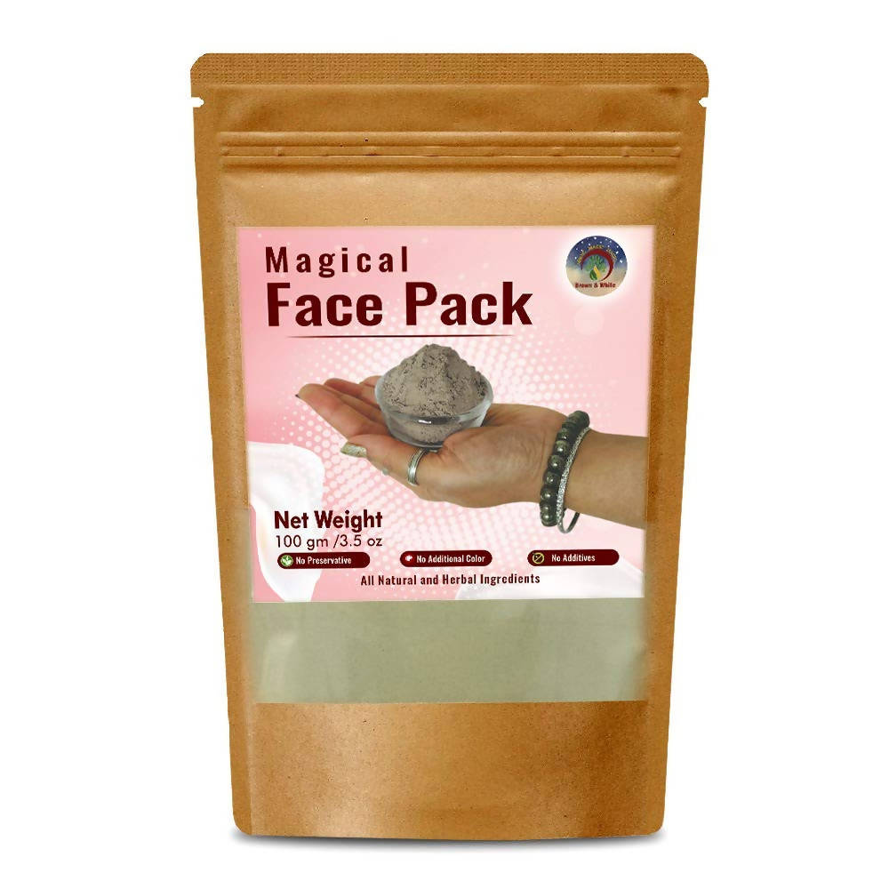 Brown & White Magical Face Pack | Grocsy