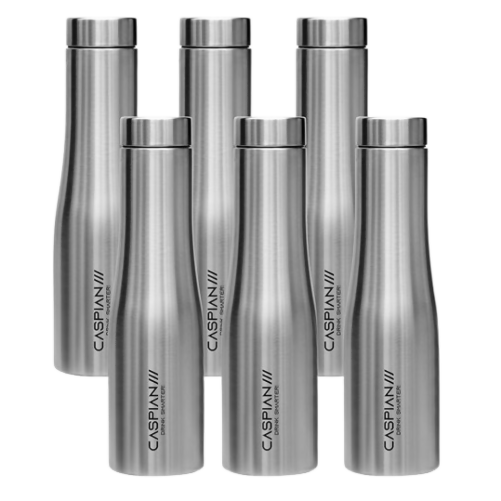 CASPIAN /// Aqua Stainless Steel Water Bottle | Grocsy