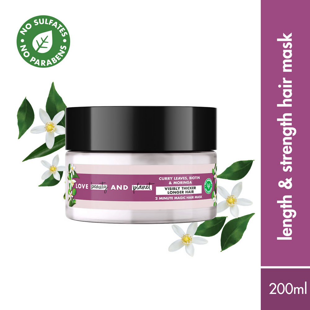 Love Beauty And Planet Curry Biotin & Moringa Hair Mask | Grocsy