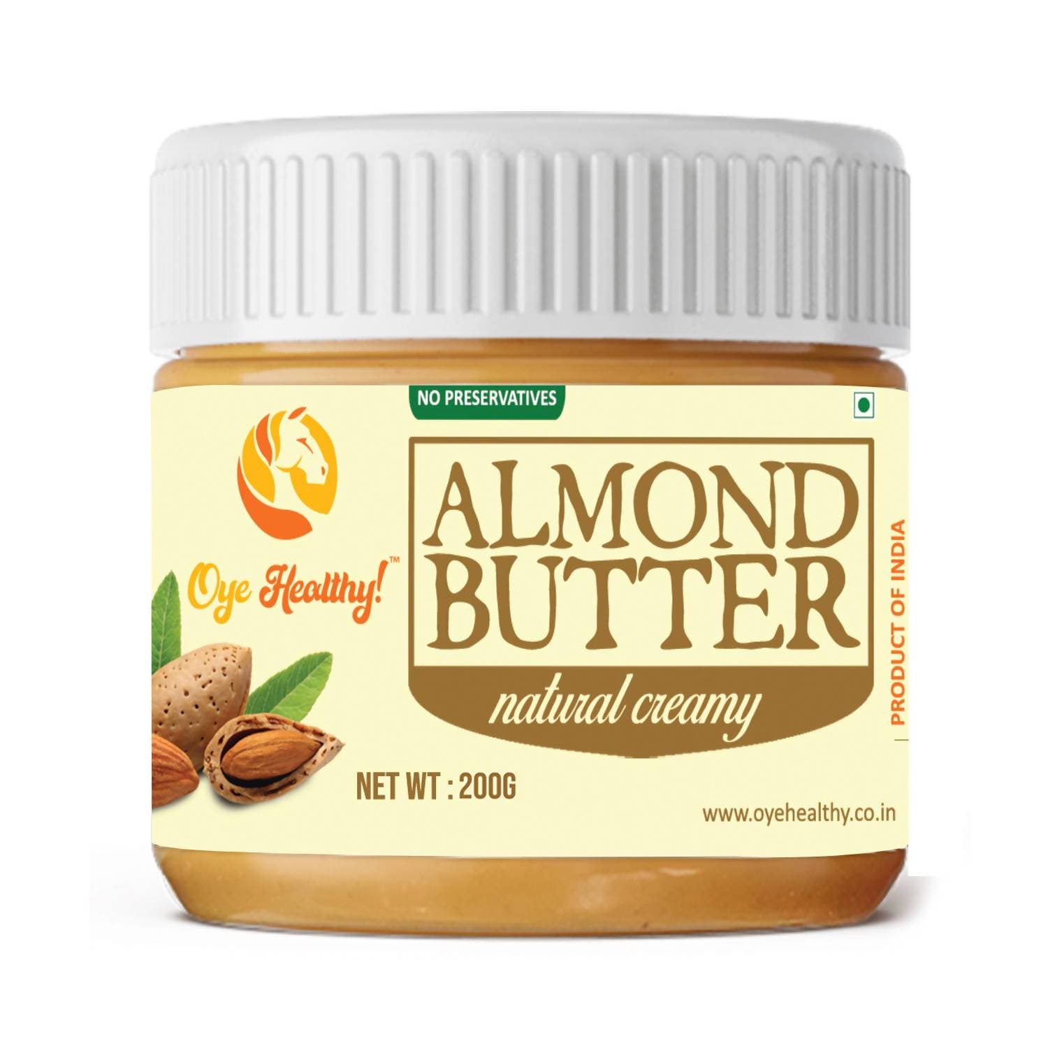Oye Healthy Almond Butter Natural Creamy | Grocsy