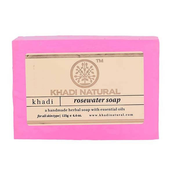 Khadi Natural Herbal Rosewater Soap | Grocsy