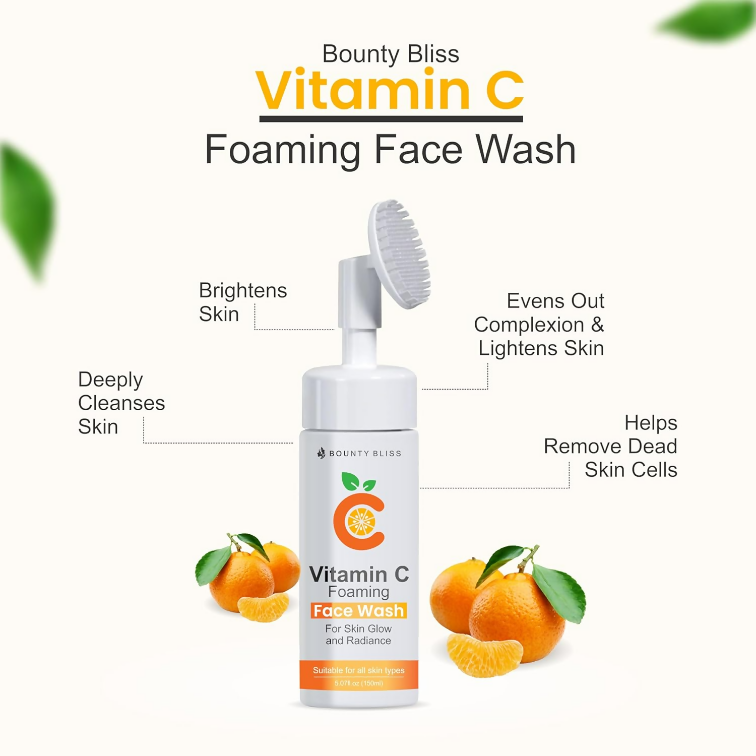 Bounty Bliss Vitamin C Foaming Face Wash | Grocsy