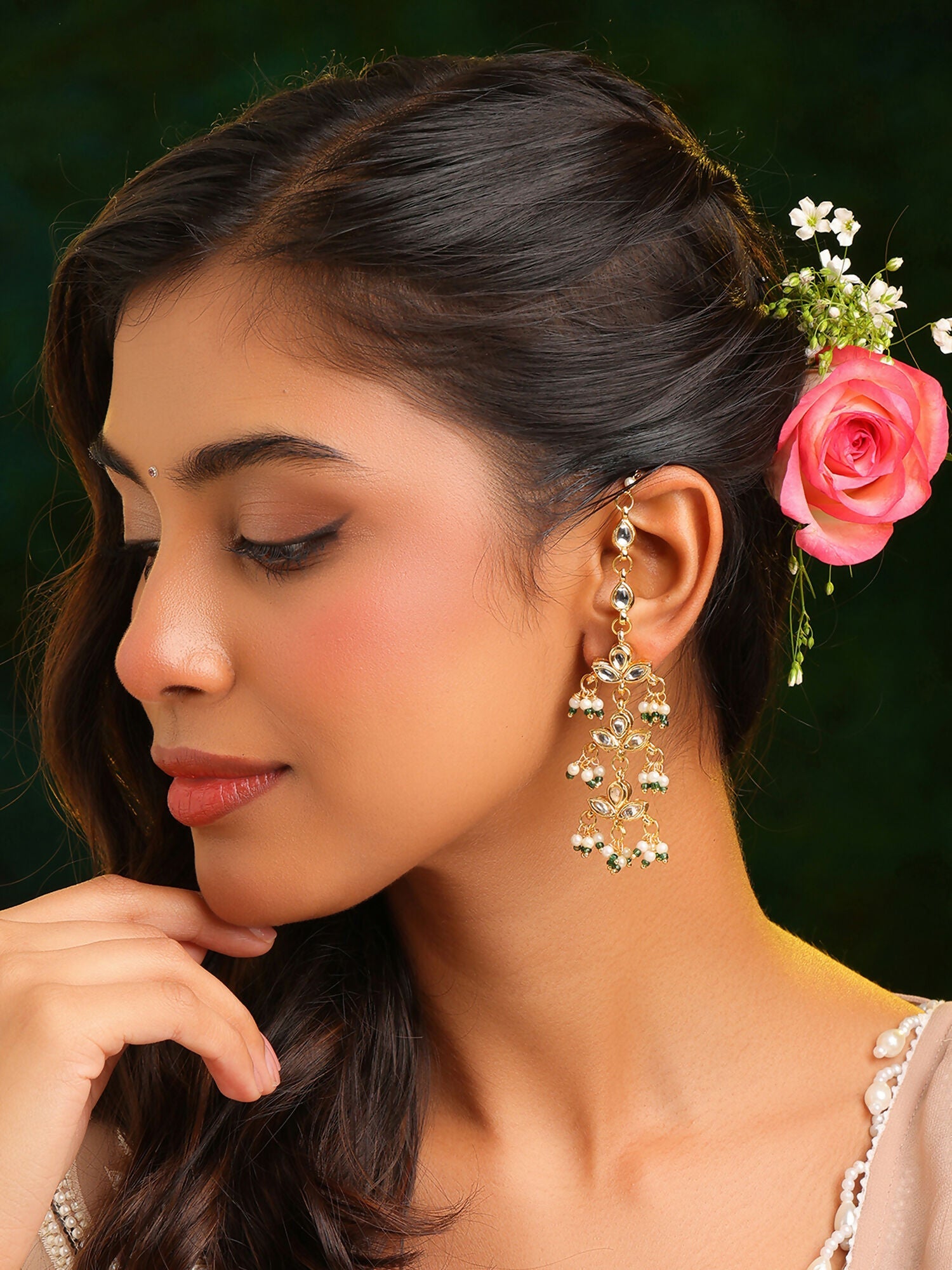 Ruby Raang Petalfall Earrings | Grocsy
