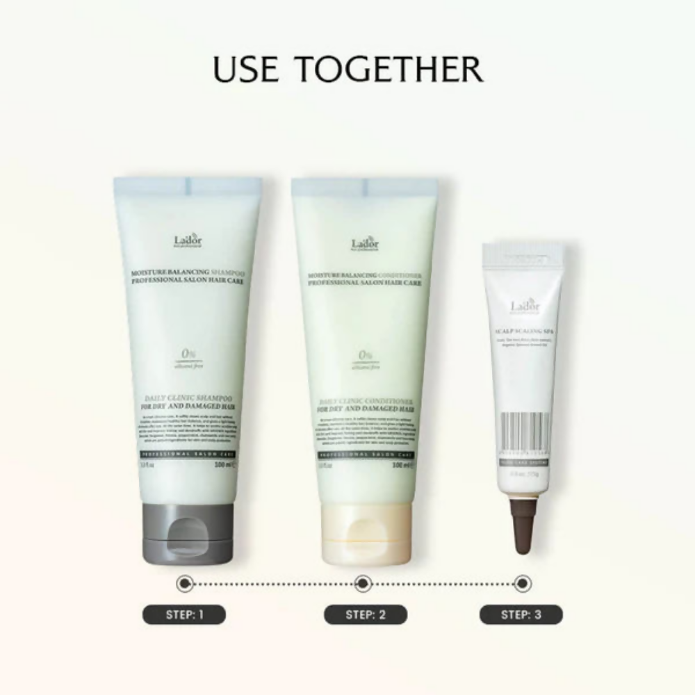 La'dor Moisture Lock Haircare Combo Set - Moisture Repair Shampoo & Conditioner For Dry Hair | Grocsy