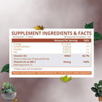 Himalayan Organics Vitamin D3 + K2 Promote Healthy Bones Nutraceutical Tablets | Grocsy