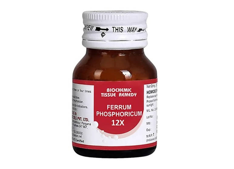 Bakson's Homeopathy Ferrum Phosphoricum Biochemic Tablets | Grocsy