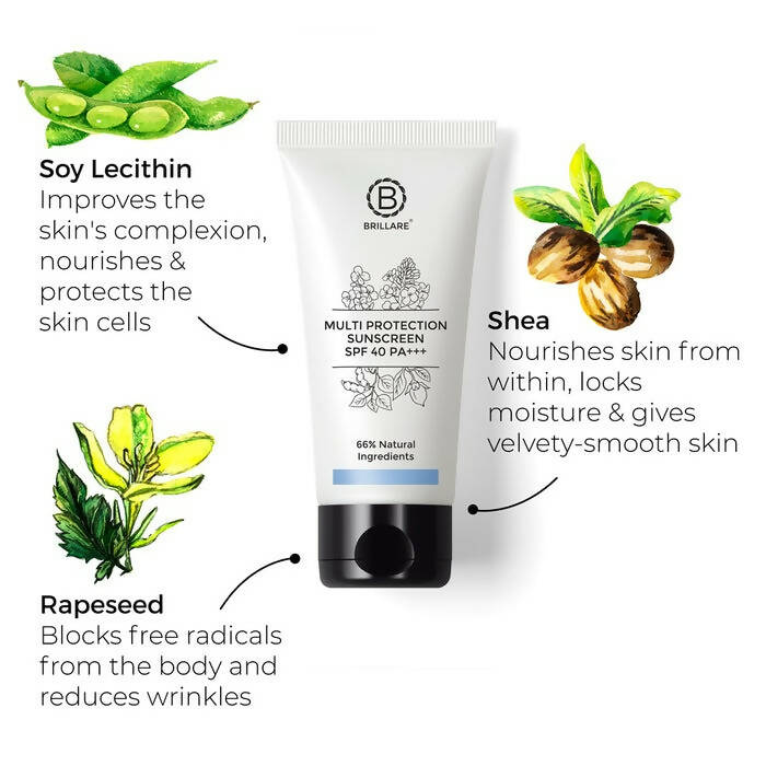 Brillare Multi-Protection Sunscreen Spf 40 | Grocsy