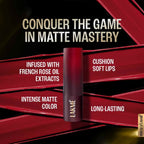 Lakme Forever Matte Lipstick, Made With French Rose Oil Extracts - Pink Geranium | Grocsy