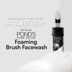 Ponds Pure Detox Foaming Brush Facewash | Grocsy