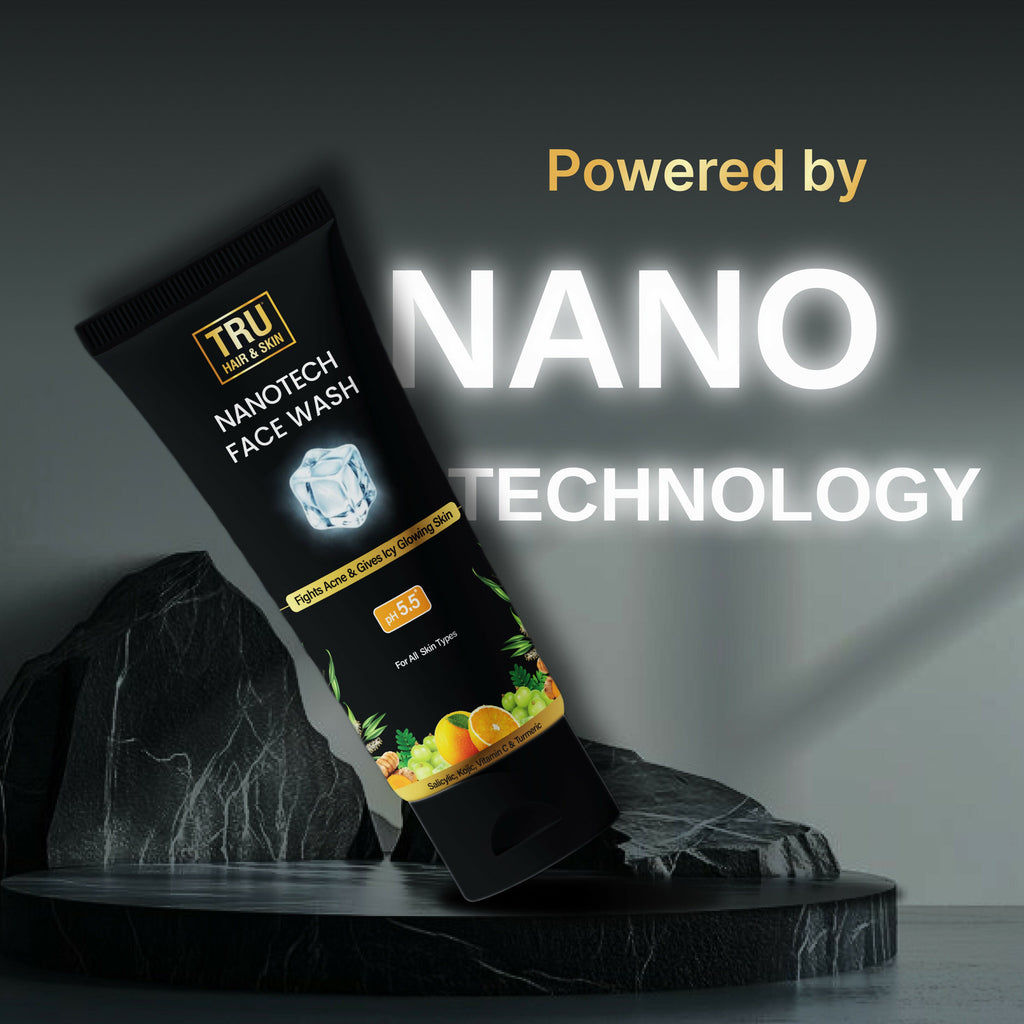 Tru Hair & Skin Nanotechnology Facewash For Sensitive-Acne Prone Skin | Grocsy