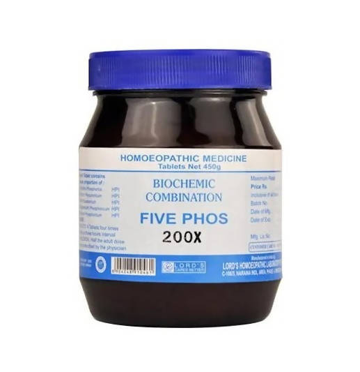 Lord's Homeopathy Five Phos Biocombination Tablets | Grocsy