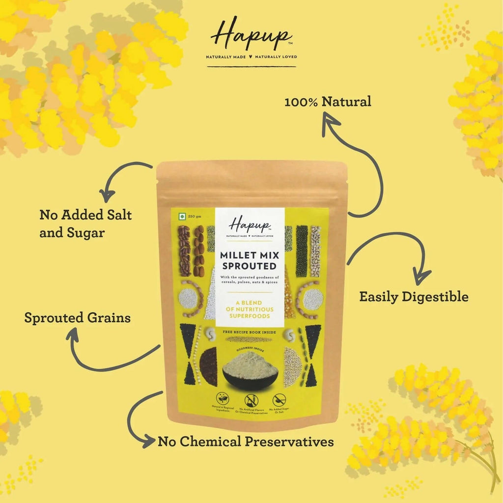 Hapup Millet Mix Sprouted | Grocsy